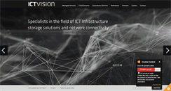 Desktop Screenshot of ictvision.eu